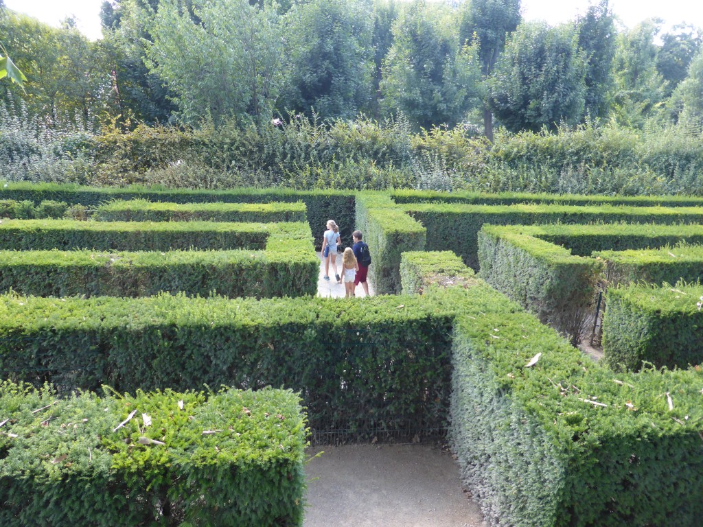 Part of the maze at the Schonbrunn Palace - you can view (frown at)  confused participants from a viewing platform in the center