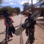 Biking the boards out to the dunes with Alvaro